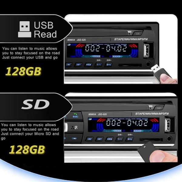 12V Bluetooth Car Stereo Automotive - Tophatter Daily Deals