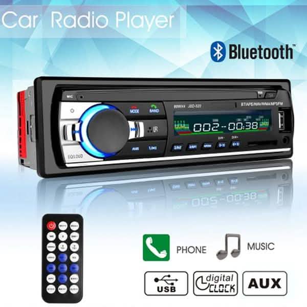 12V Bluetooth Car Stereo Automotive - Tophatter Daily Deals