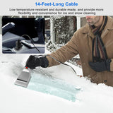 12V Car Electric Heated Ice Snow Scraper Automotive - Tophatter Daily Deals