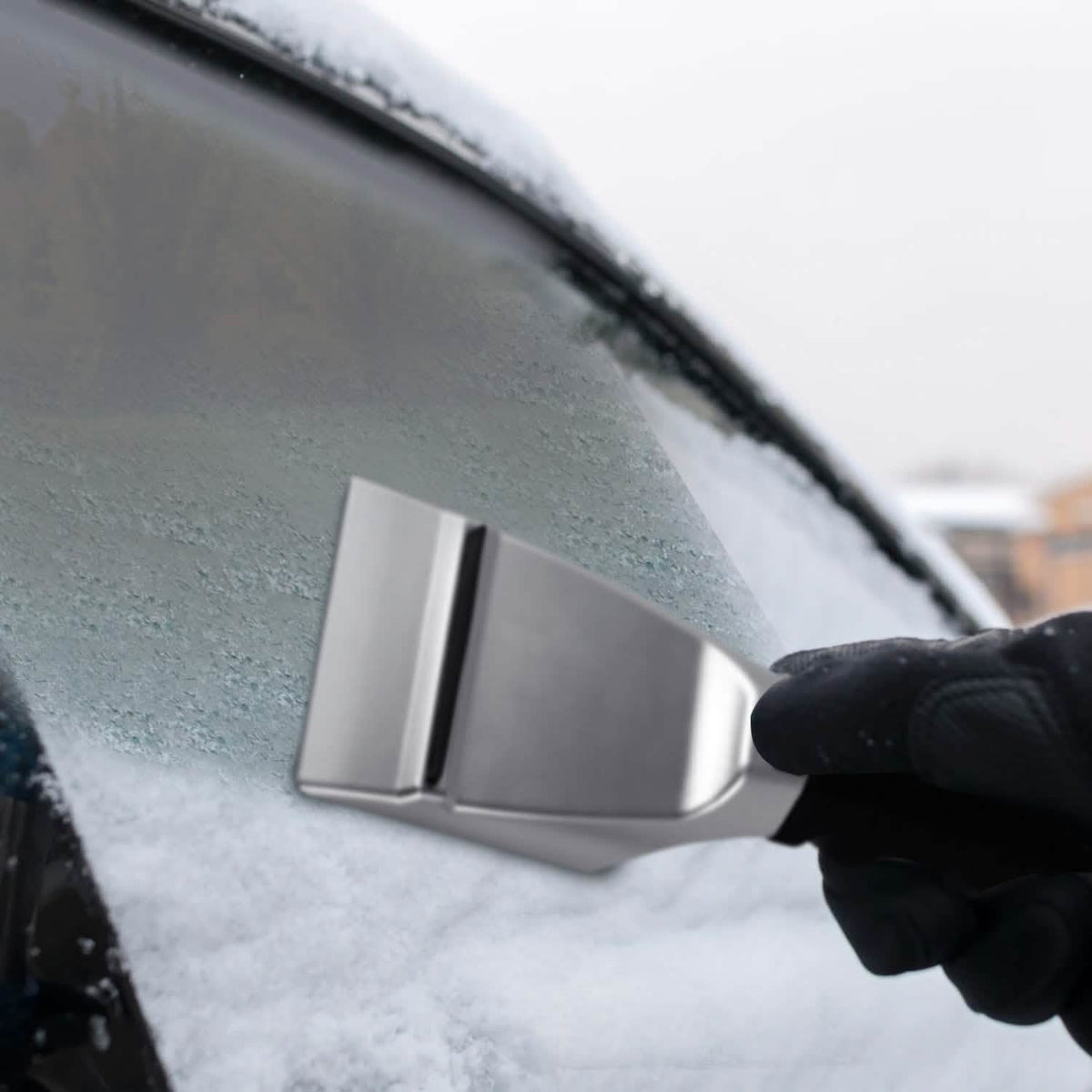 12V Car Electric Heated Ice Snow Scraper Automotive - Tophatter Daily Deals