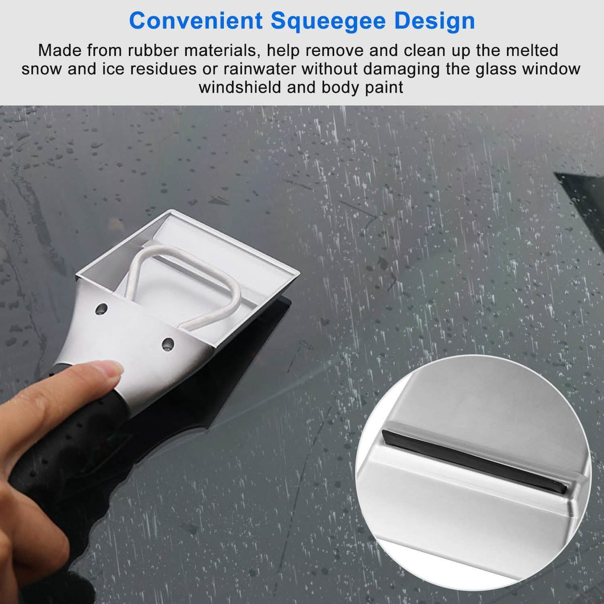 12V Car Electric Heated Ice Snow Scraper Automotive - Tophatter Daily Deals