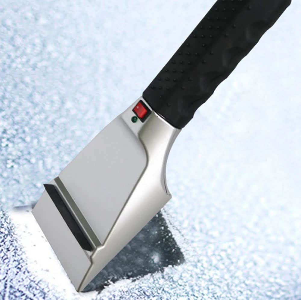 12V Car Electric Heated Ice Snow Scraper Automotive - Tophatter Daily Deals