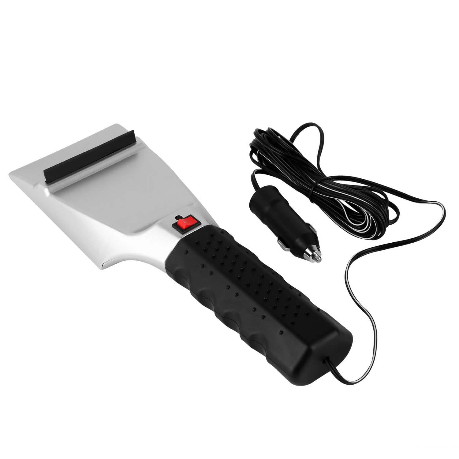 12V Car Electric Heated Ice Snow Scraper Automotive - Tophatter Daily Deals