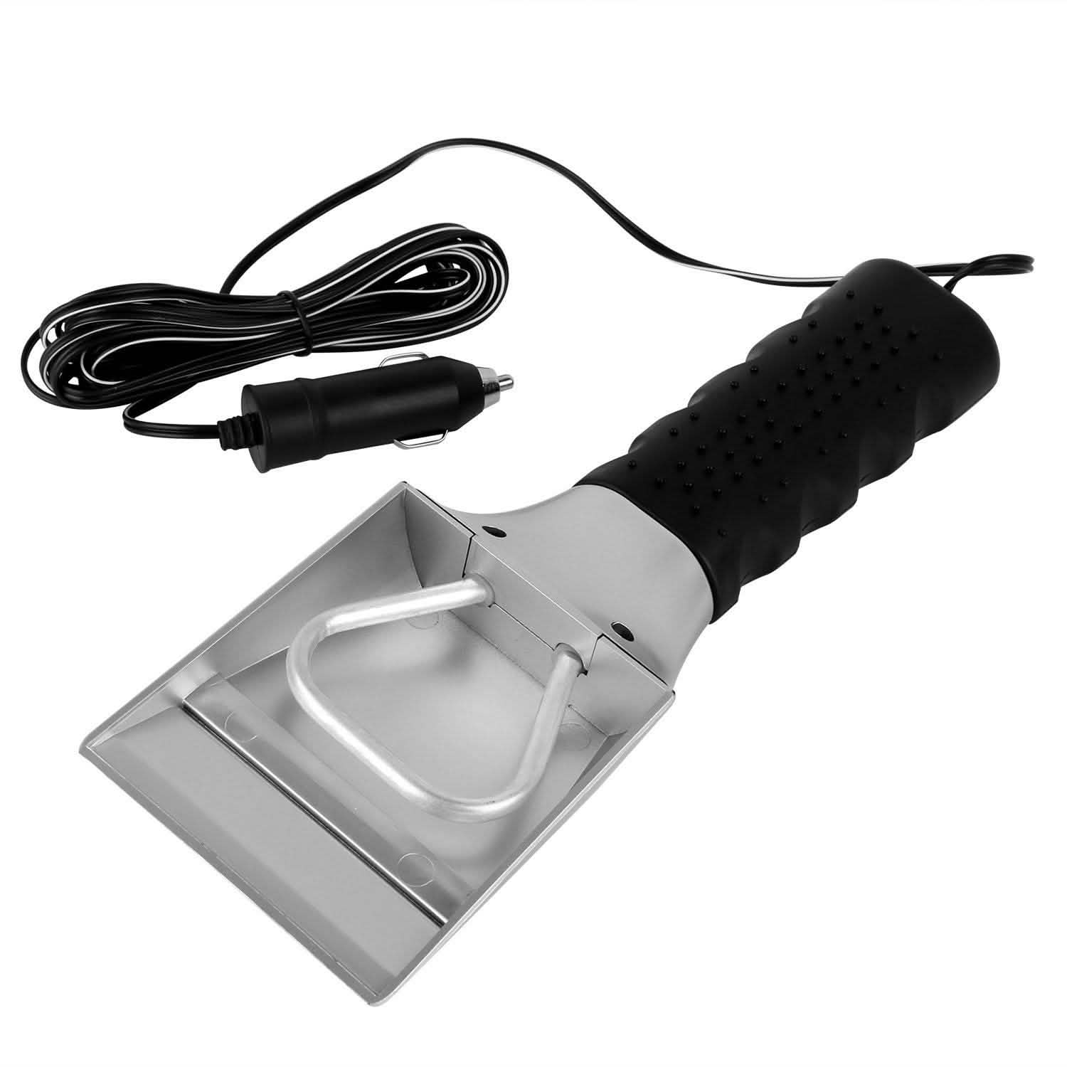 12V Car Electric Heated Ice Snow Scraper Automotive - Tophatter Daily Deals