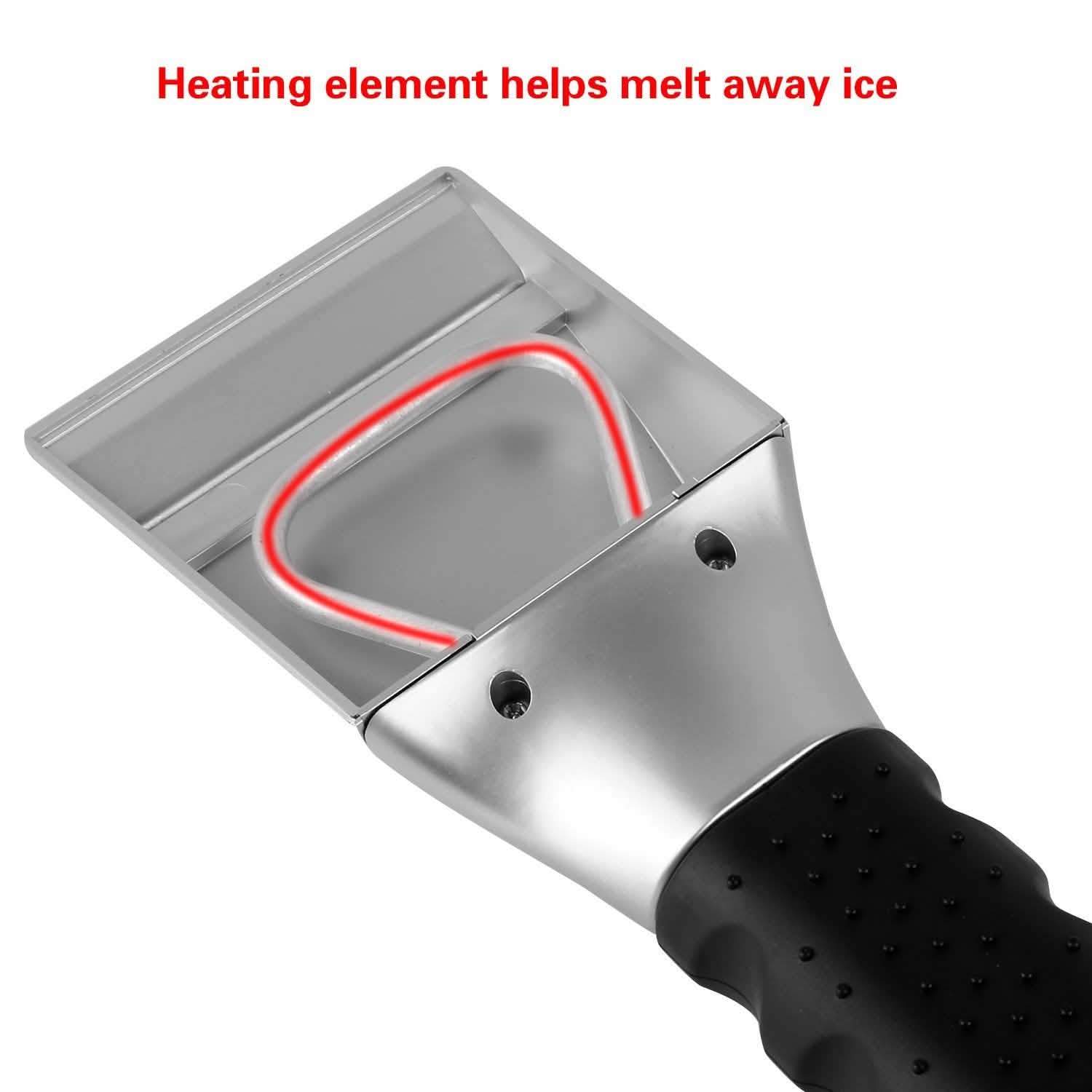 12V Car Electric Heated Ice Snow Scraper Automotive - Tophatter Daily Deals