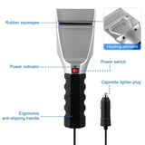 12V Car Electric Heated Ice Snow Scraper Automotive - Tophatter Daily Deals