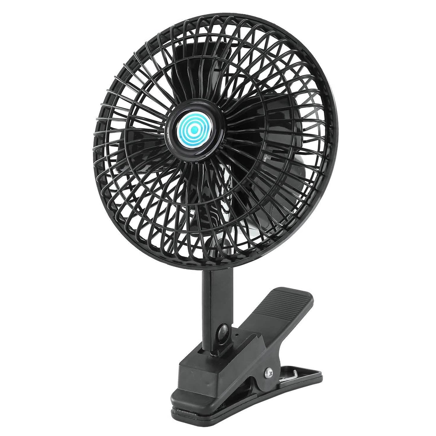 12V Car Fan Oscillating Clip on Cooling Fan with 2 Speeds 120° Rotation Automotive - Tophatter Daily Deals