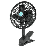 12V Car Fan Oscillating Clip on Cooling Fan with 2 Speeds 120° Rotation Automotive - Tophatter Daily Deals