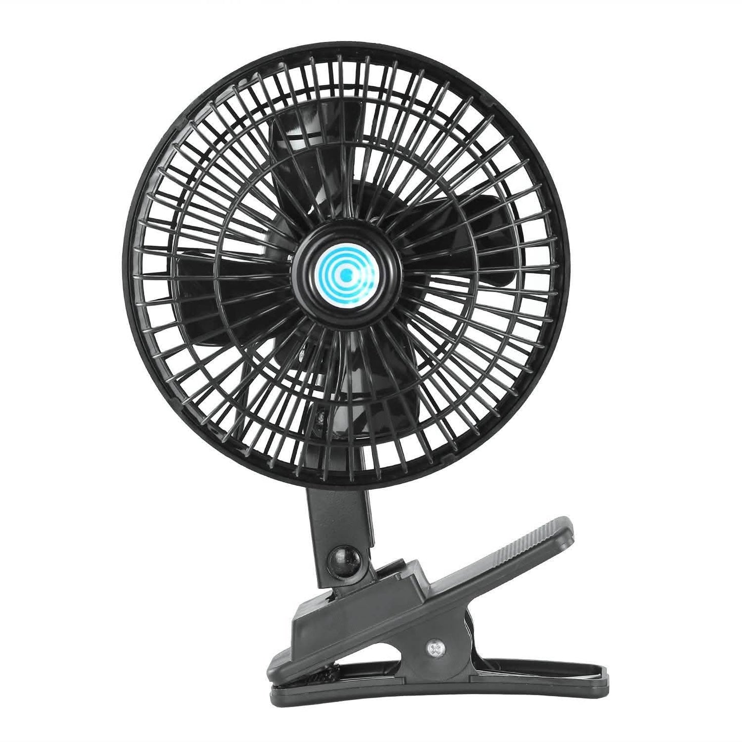 12V Car Fan Oscillating Clip on Cooling Fan with 2 Speeds 120° Rotation Automotive - Tophatter Daily Deals