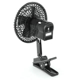 12V Car Fan Oscillating Clip on Cooling Fan with 2 Speeds 120° Rotation Automotive - Tophatter Daily Deals