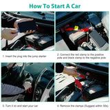 12V Car Jumper Starter 300A Peak 20000 mAh Battery Charger Automotive - Tophatter Daily Deals