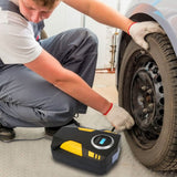 12V Digital Car Air Pump Compressor with LED Light 150 PSI Automotive - Tophatter Daily Deals