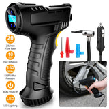 12V Digital Car Tire Inflator with LED Light 150 PSI Automotive - Tophatter Daily Deals
