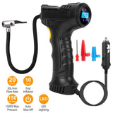 12V Digital Car Tire Inflator with LED Light 150 PSI Automotive - Tophatter Daily Deals