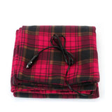 12V Electric Car Heated Blanket Burgundy Automotive - Tophatter Daily Deals