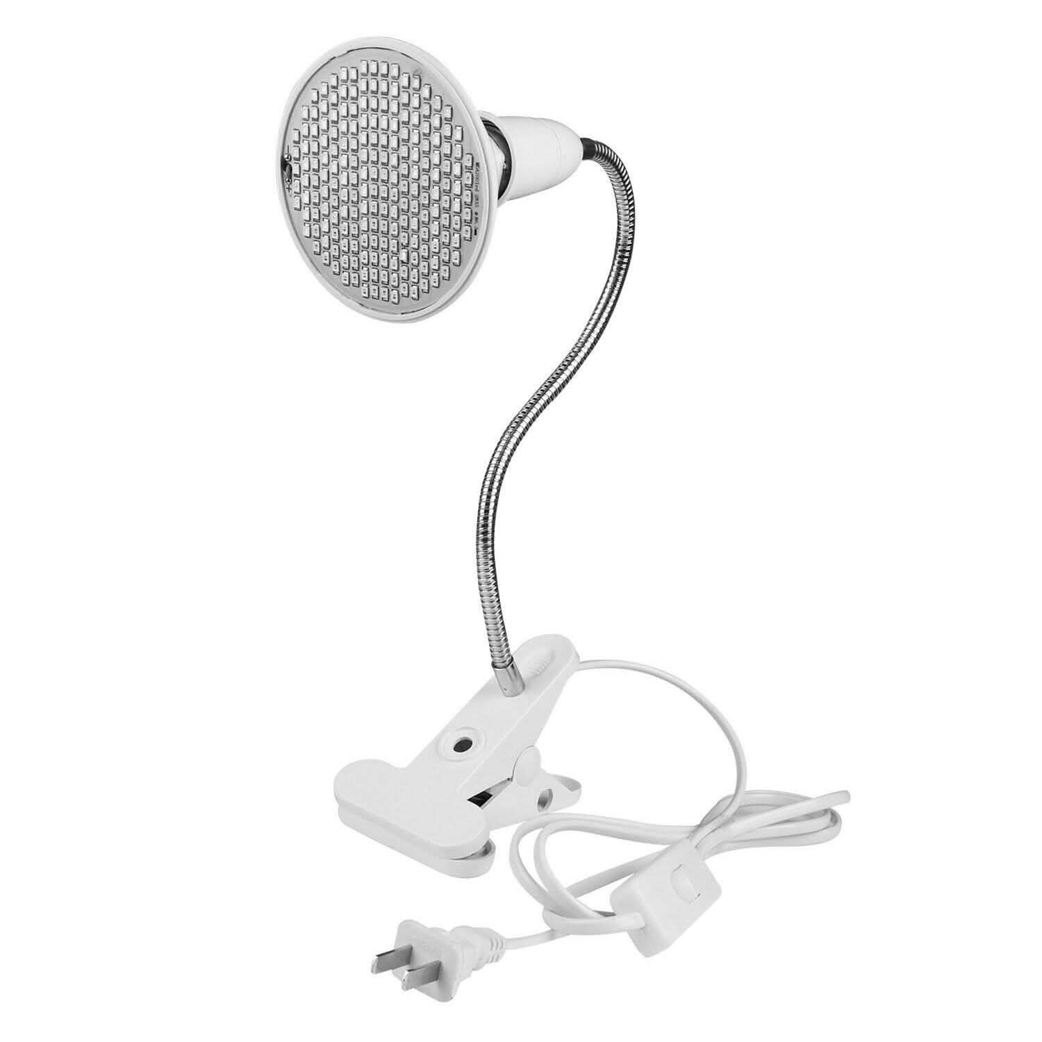 12W LED 360° Rotatable Plant Grow Light with Desk Clip Garden & Patio - Tophatter Daily Deals