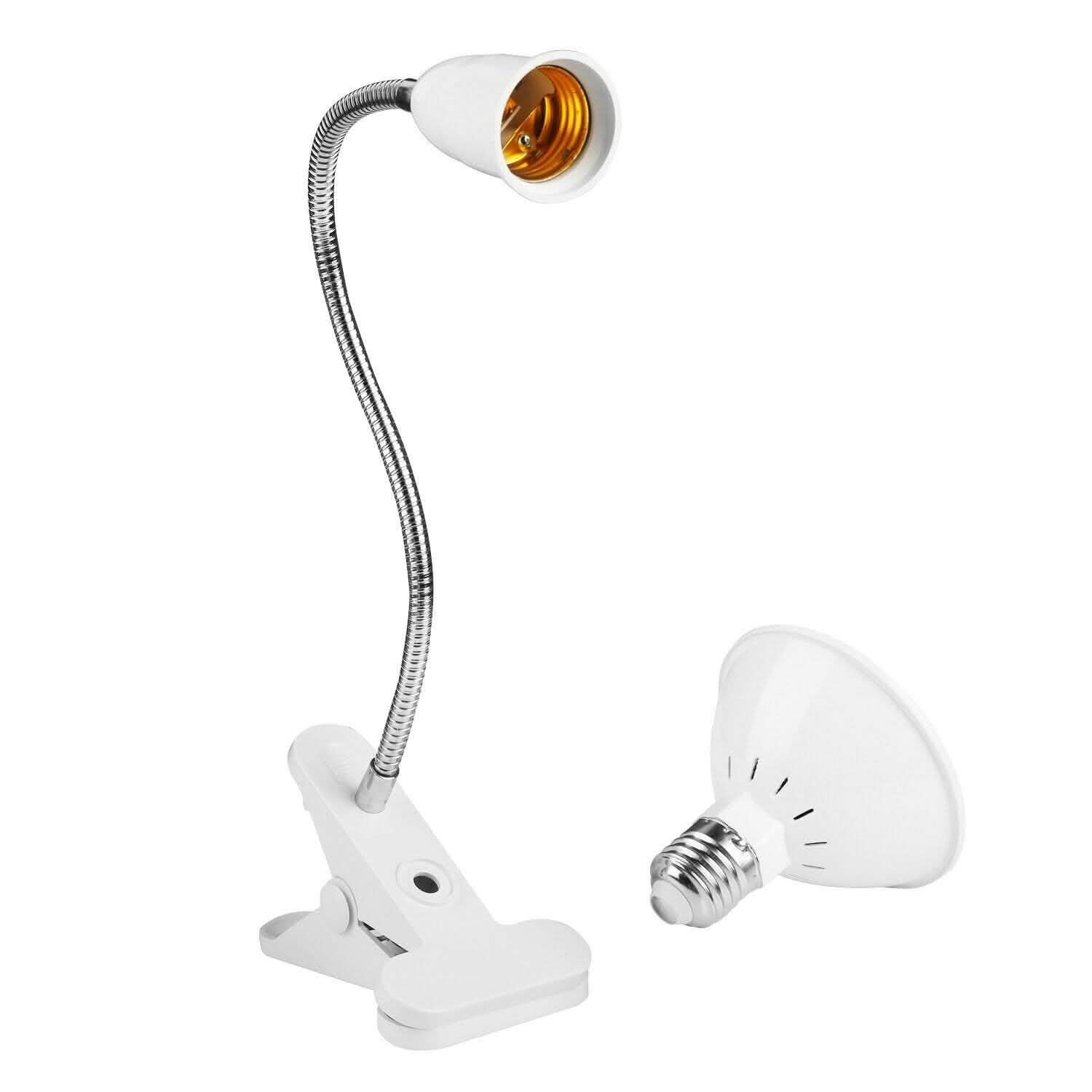 12W LED 360° Rotatable Plant Grow Light with Desk Clip Garden & Patio - Tophatter Daily Deals