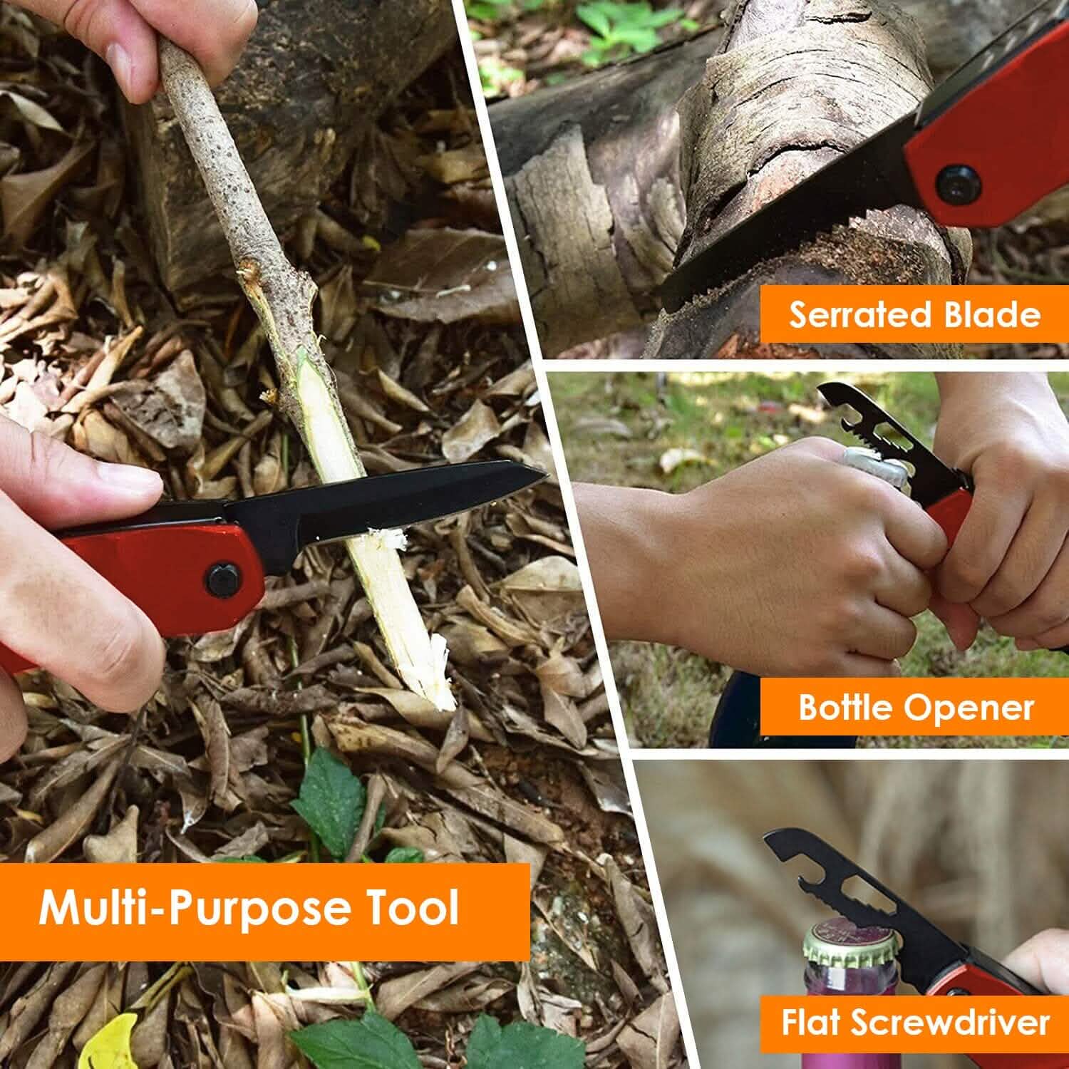 13-in-1 Multi-tool Hammer Camping Survival Tool Outdoor Recreation - Tophatter Daily Deals