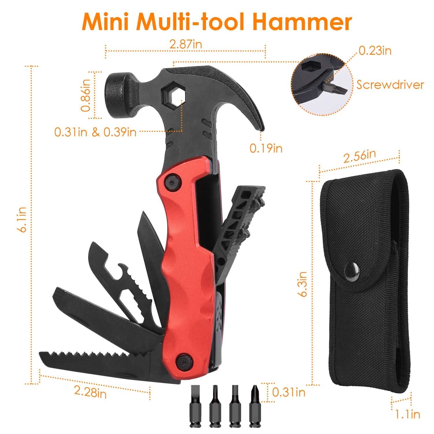 13-in-1 Multi-tool Hammer Camping Survival Tool Outdoor Recreation - Tophatter Daily Deals