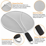 13-Inch Stainless Steel Grease Splatter Screen Kitchen Tools & Gadgets - Tophatter Daily Deals