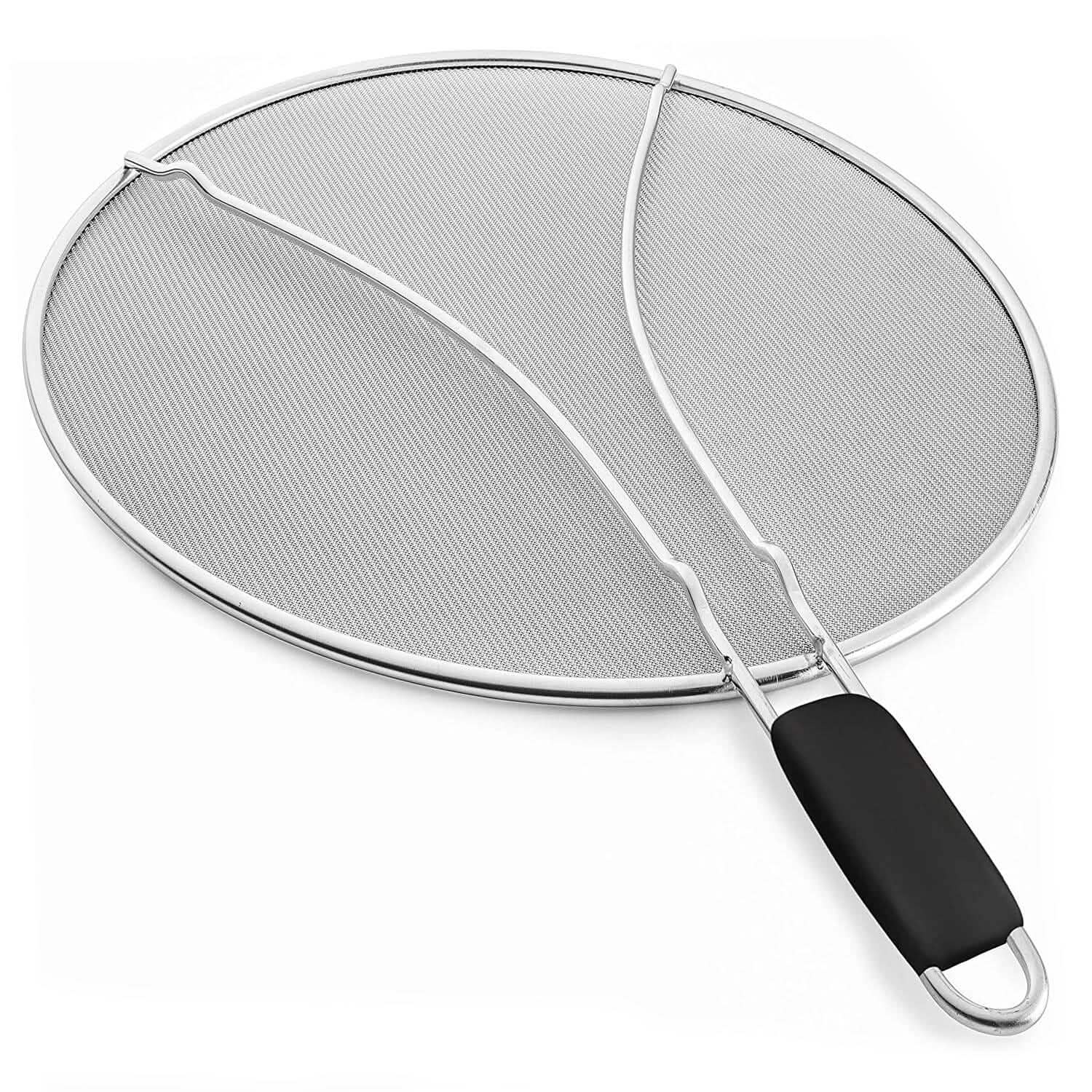 13-Inch Stainless Steel Grease Splatter Screen Kitchen Tools & Gadgets - Tophatter Daily Deals