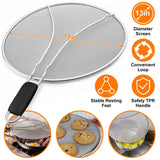 13-Inch Stainless Steel Grease Splatter Screen Kitchen Tools & Gadgets - Tophatter Daily Deals