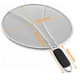 13-Inch Stainless Steel Grease Splatter Screen Kitchen Tools & Gadgets - Tophatter Daily Deals