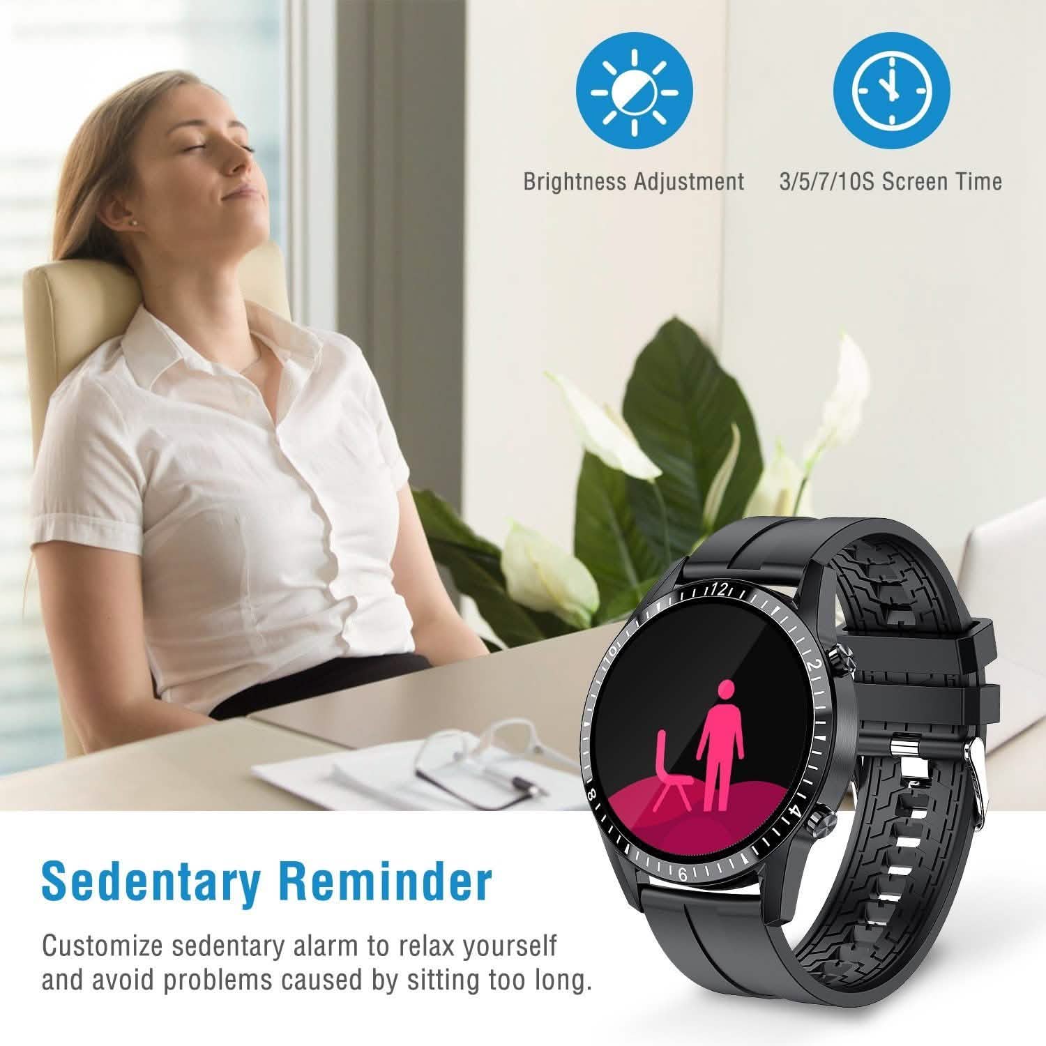 1.3 inch Wireless Smart Watch Smart Watches - Tophatter Daily Deals