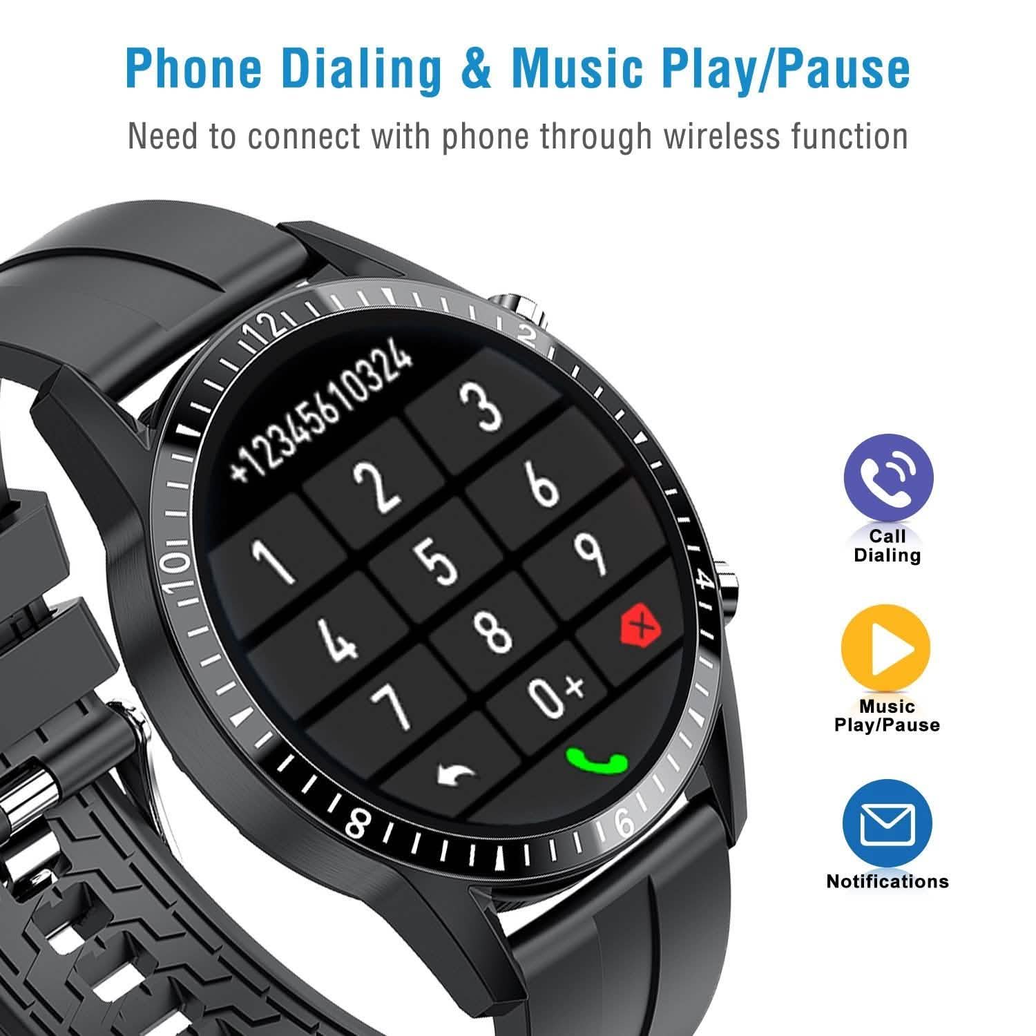 1.3 inch Wireless Smart Watch Smart Watches - Tophatter Daily Deals