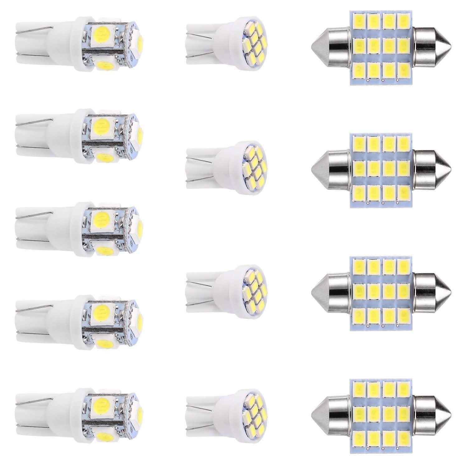 13-Pieces: T10 31mm Festoon LED Light Automotive - Tophatter Daily Deals