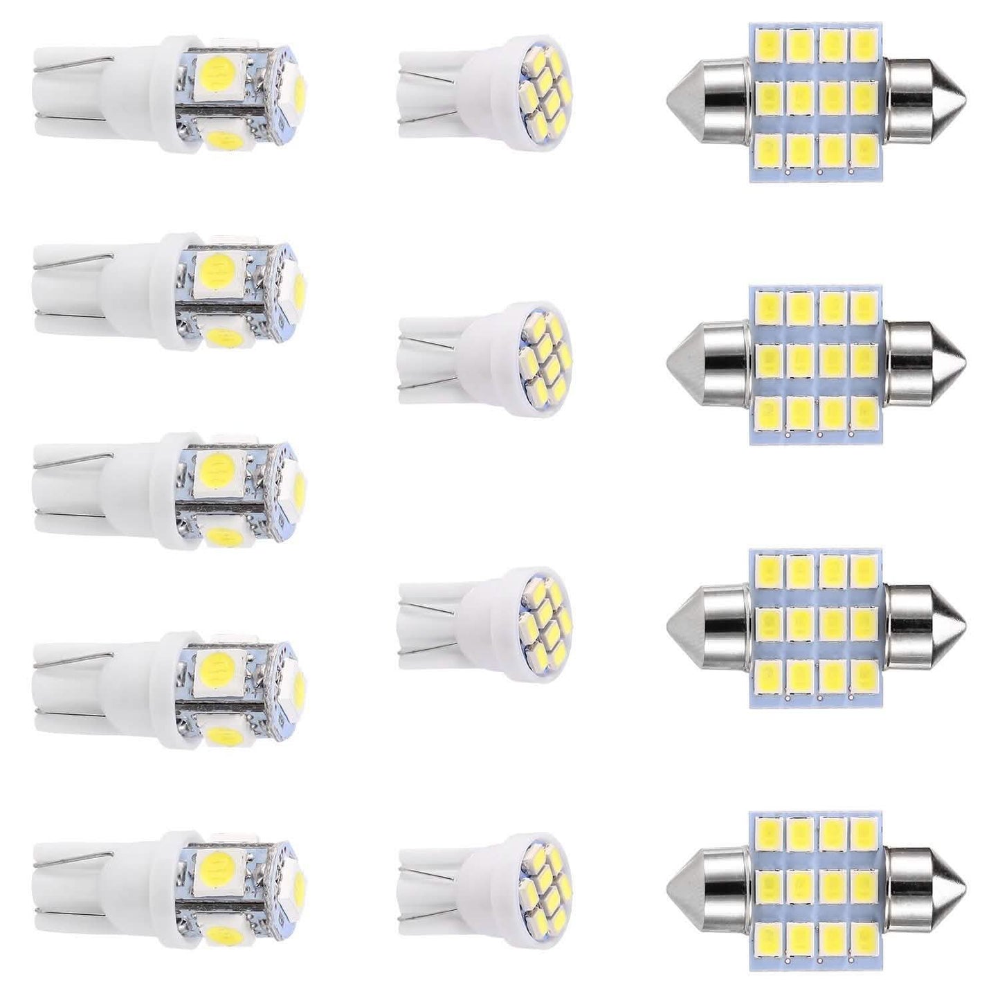 13-Pieces: T10 31mm Festoon LED Light Automotive - Tophatter Daily Deals