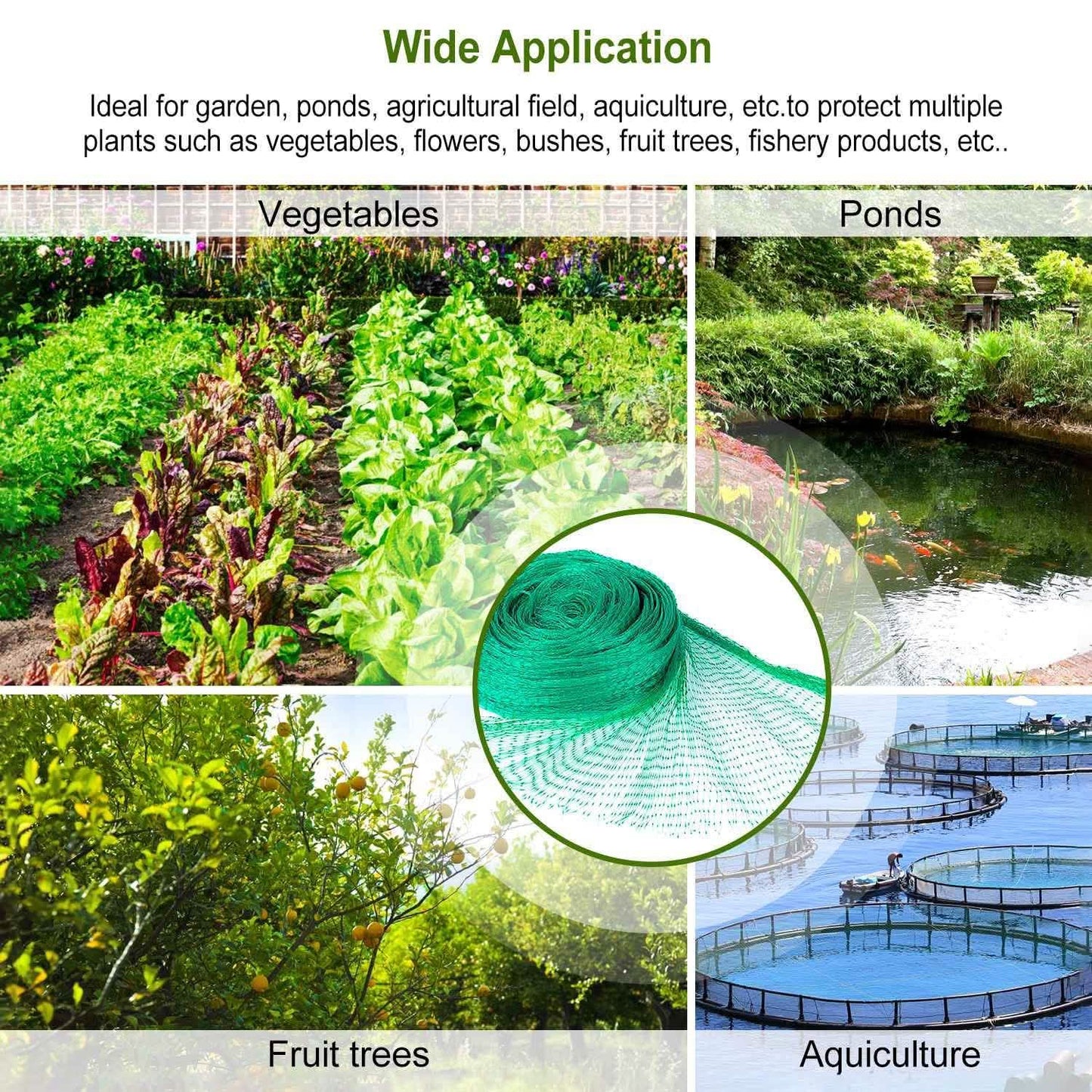 13 x 33 Ft. Garden Net Garden & Patio - Tophatter Daily Deals