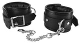 Locking Padded Wrist Cuffs with Chain for Comfortable Bondage Play > Bondage Gear > Restraints - Tophatter Daily Deals