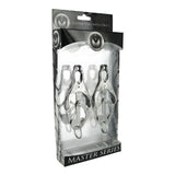 Ringed Monarch – Chrome Clover-Style Nipple Vice Clamp > Sex Toys > Nipple Clamps - Tophatter Daily Deals