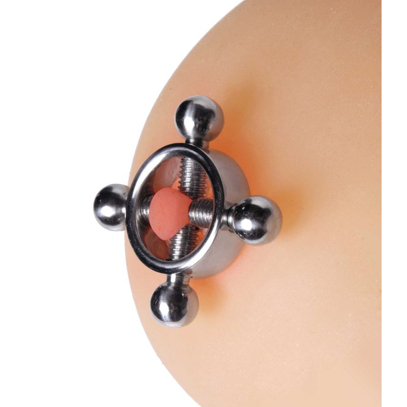 Rings of Fire Stainless Steel Nipple Press Set > Sex Toys > Nipple Clamps - Tophatter Daily Deals