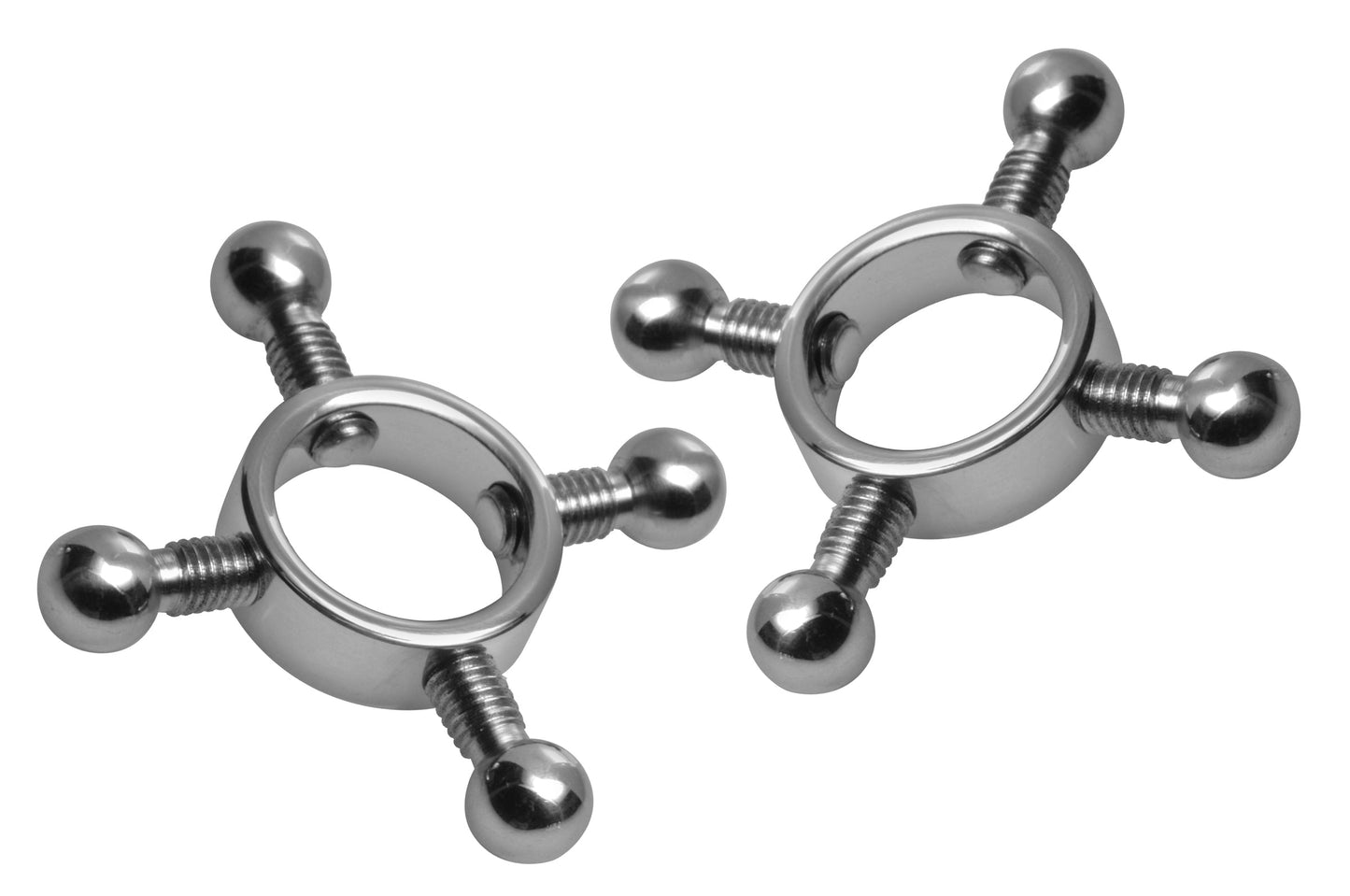 Rings of Fire Stainless Steel Nipple Press Set > Sex Toys > Nipple Clamps - Tophatter Daily Deals