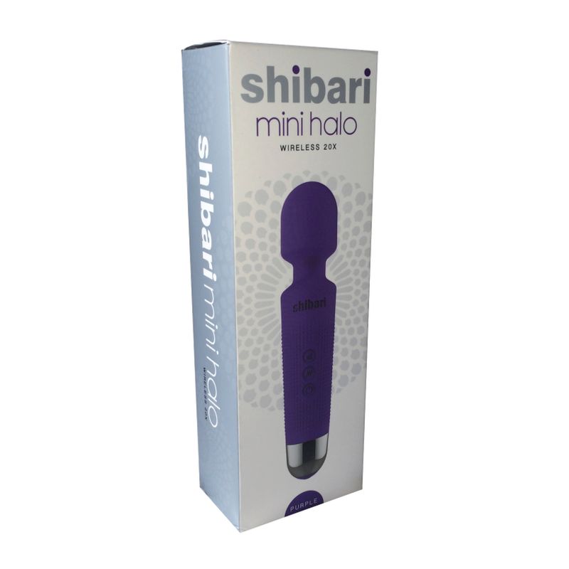 Shibari Mini Wand Halo (Purple) – Powerful 20-Pattern 8-Speed Wand Vibrator > Sex Toys > Mini Massagers - Tophatter Daily Deals