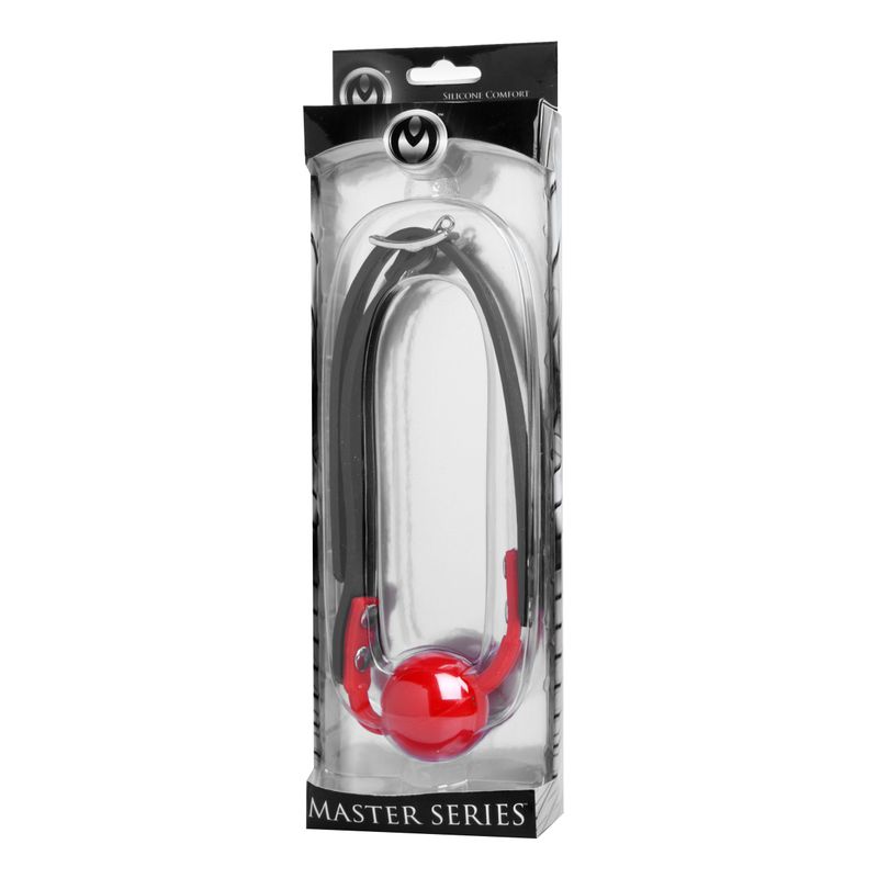 The Hush Gag Silicone Comfort Ball Gag – Adjustable Ball Gag with Locking Buckle > Bondage Gear > Gags and Bits - Tophatter Daily Deals