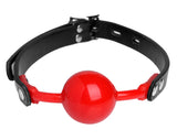 The Hush Gag Silicone Comfort Ball Gag – Adjustable Ball Gag with Locking Buckle > Bondage Gear > Gags and Bits - Tophatter Daily Deals