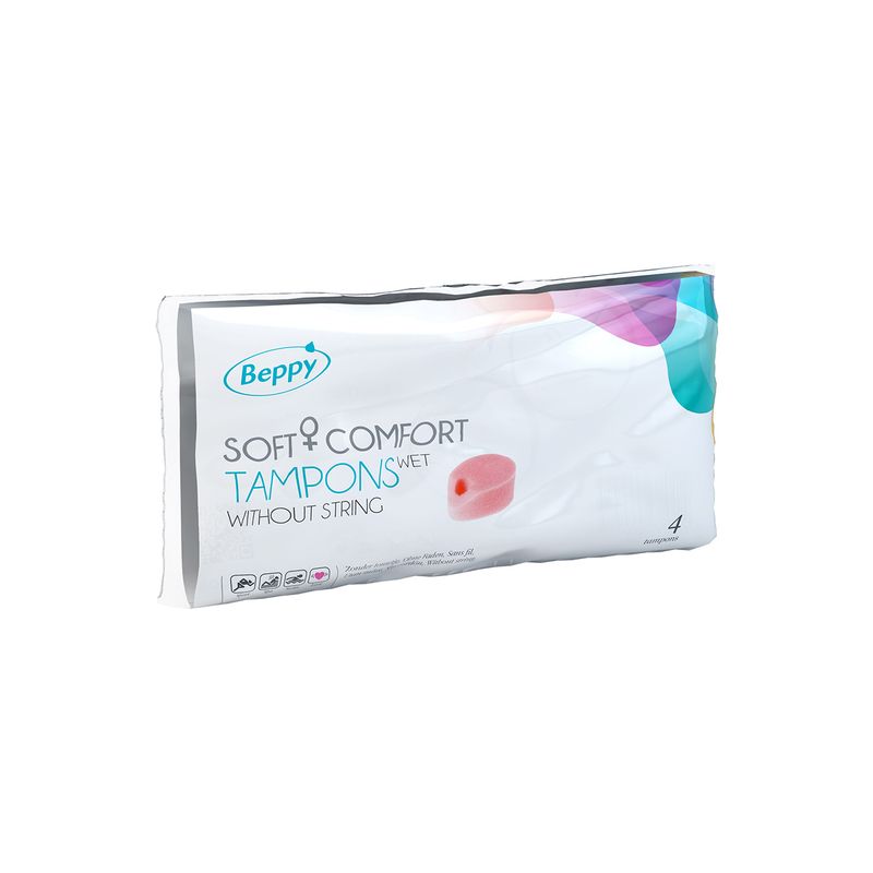 Beppy Soft+Comfort Wet 4 Pc Action Sponges Pack > Essentials > Menstrual Products - Tophatter Daily Deals
