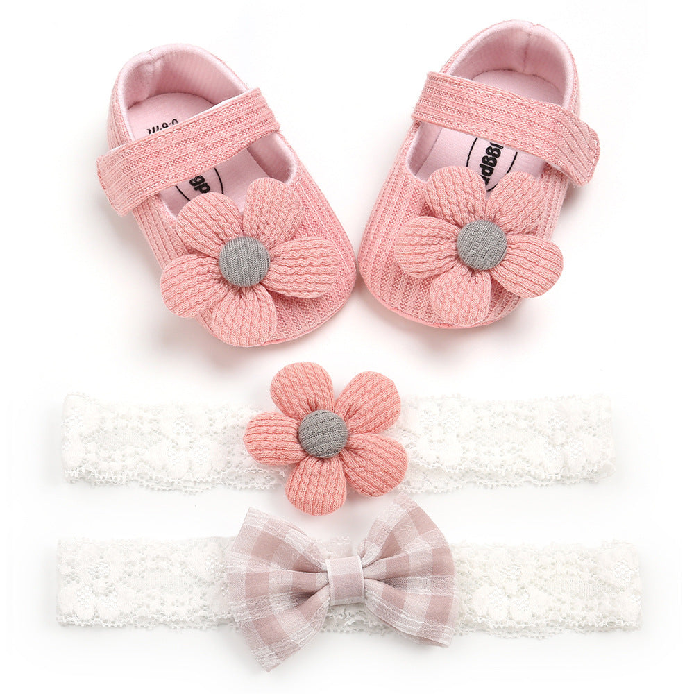 Baby Soft-Soled Toddler Shoes, Baby Shoes, Princess Shoes Pink 0 - Tophatter Daily Deals