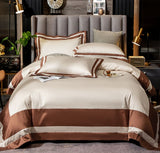 100 cotton 100 sheets quilt cover simple hotel bedding Mikhaki 0 - Tophatter Daily Deals