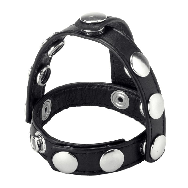 Snap-On Cock and Ball Harness for Enhanced Male Pleasure > Cock Ring > Adjustable - Tophatter Daily Deals