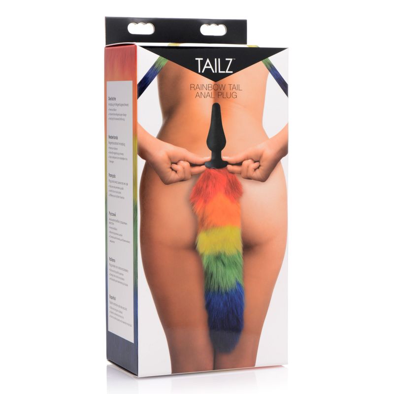 Rainbow Tail Silicone Butt Plug > Anal Range > Tail Butt Plugs - Tophatter Daily Deals