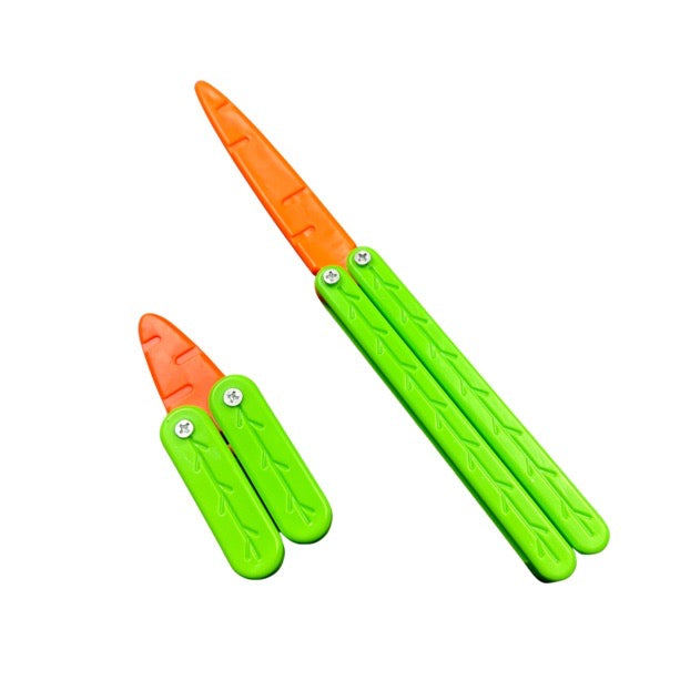 3D Printed Baby Mini M1911 Gravity Fidgets 2* butterfly knives - Tophatter Daily Deals
