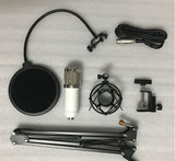 BM800 microphone set white 0 - Tophatter Daily Deals