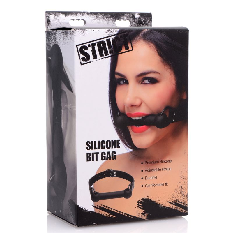 Silicone Bit Gag with Adjustable Strap > Bondage Gear > Gags and Bits - Tophatter Daily Deals