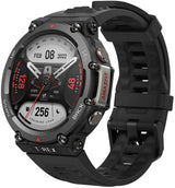 Amazfit T Rex 2 Smartwatch T Rex 2 Dual Band Route Import 150 Built In Sports Modes Smart Watch Black 0 - Tophatter Daily Deals