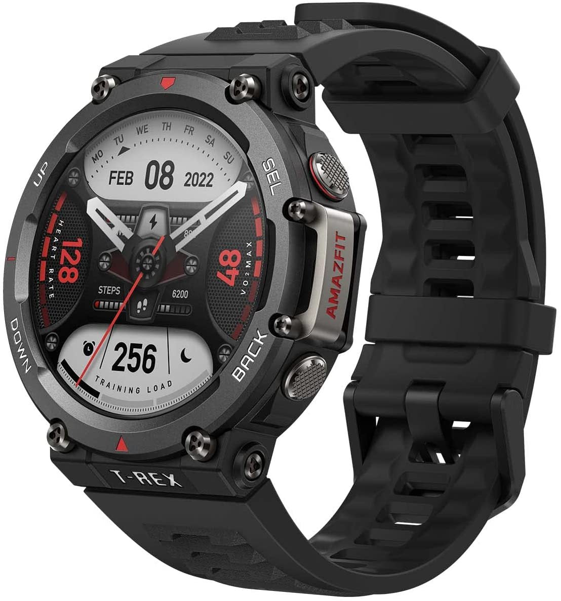 Amazfit T Rex 2 Smartwatch T Rex 2 Dual Band Route Import 150 Built In Sports Modes Smart Watch Black 0 - Tophatter Daily Deals