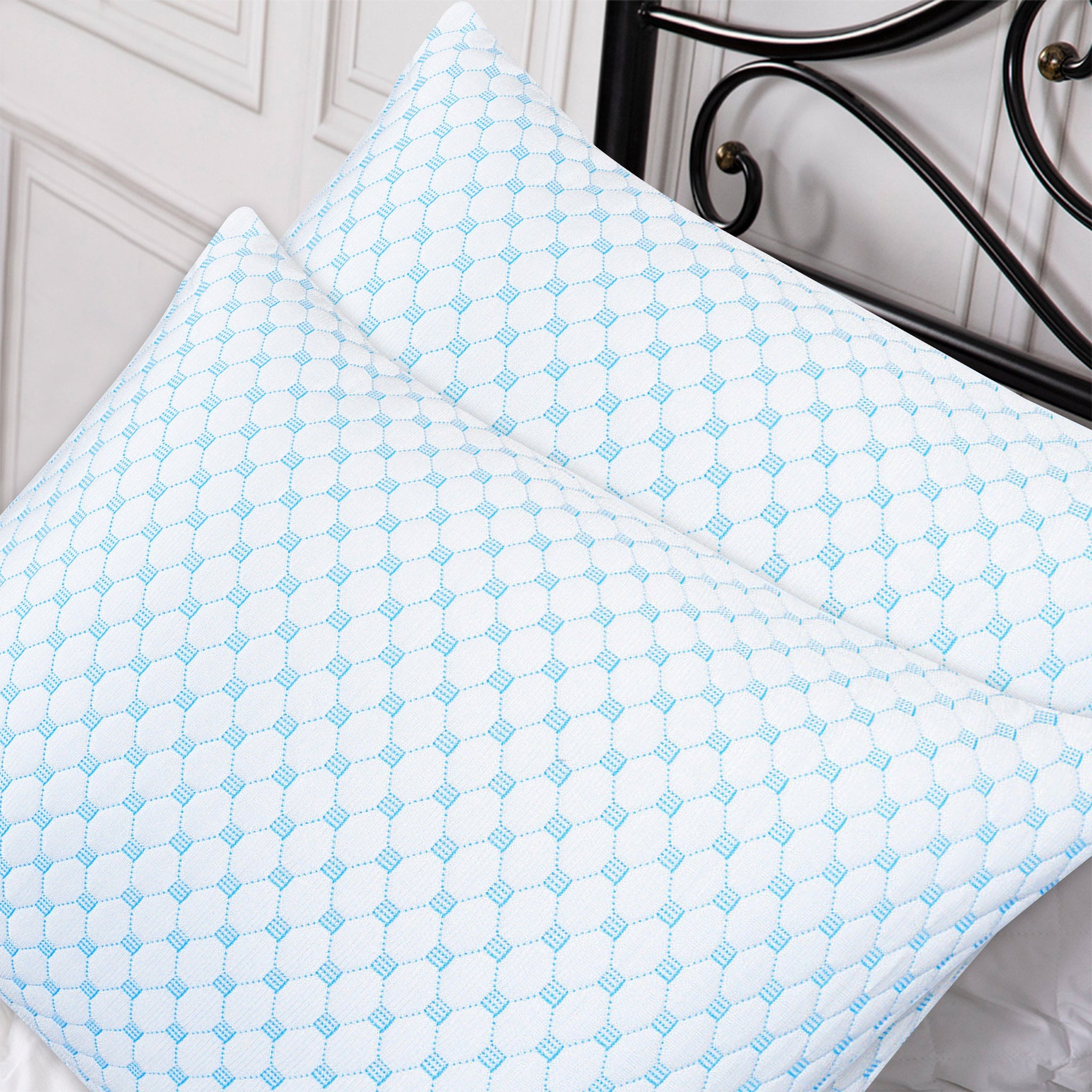 Bamboo Memory Foam Pillow with Removable Cover Bedding - Tophatter Daily Deals